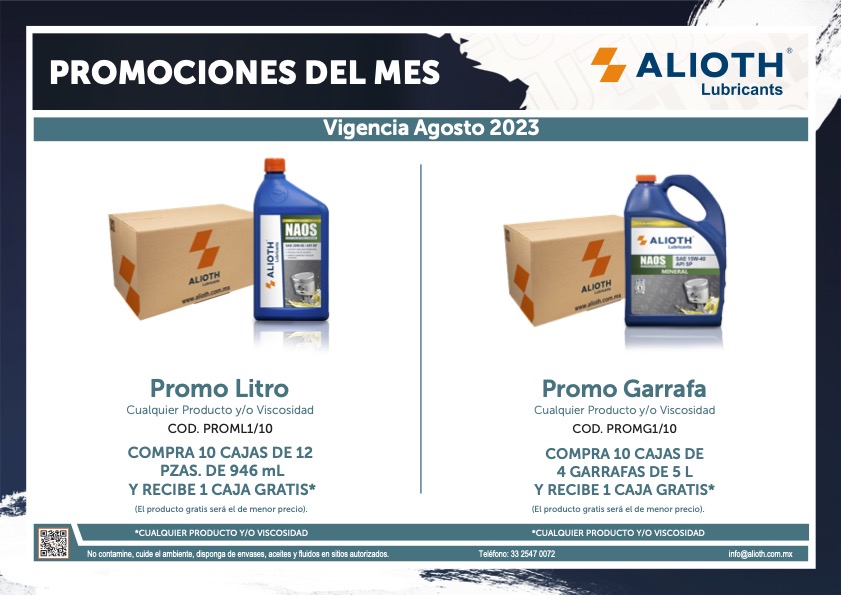 2023 ALIOTH LUBRICANTS - PROMO AGOSTO