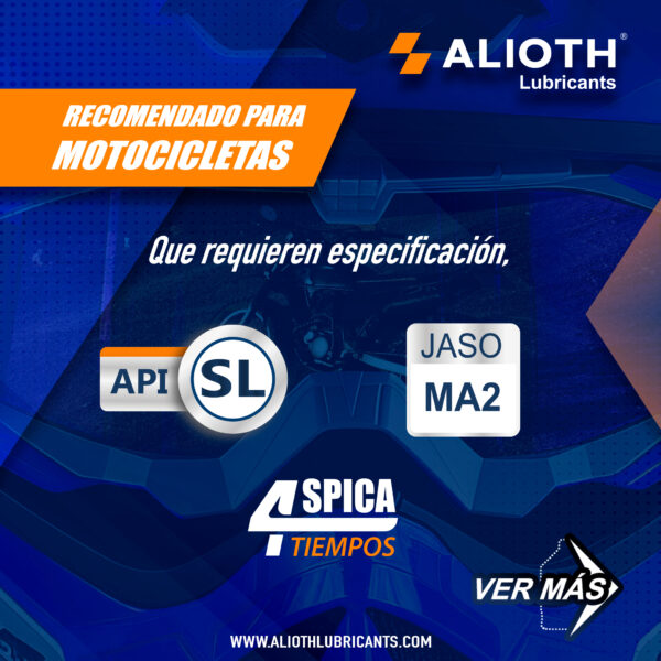 SPICA MINERAL SAE 20W-50 SL 4 TIEMPOS - Imagen 7