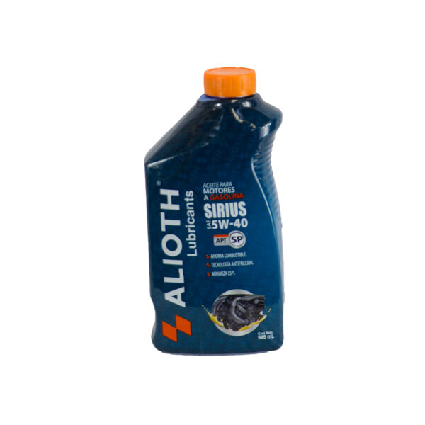ALIOTH SIRIUS SINTETICO SAE 5W-40 SP 946 mL