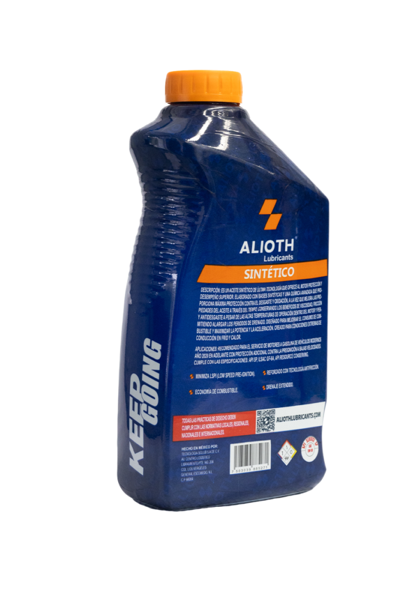 ALIOTH SIRIUS SINTETICO SAE 5W-30 SP 946 mL - Imagen 4